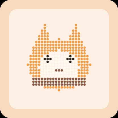午睡橘猫 拼豆图纸